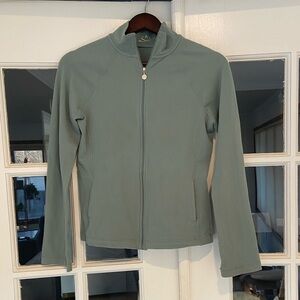 Beyond Yoga Sage Green Full-zip Jacket